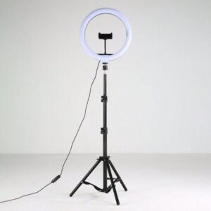 Ring light led iluminador 6/10polegadas completo com tripé mini/210cm