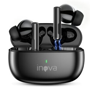 Inova fone sem fio bluetooth original iphone e android headset gamer earpods microfone