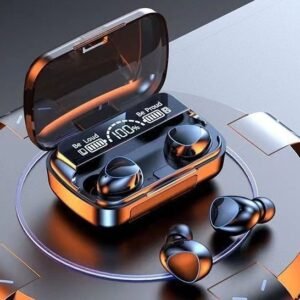 M10 fone de ouvido bluetooth 5.1 com display led tws touch redução ruído à prova d'água sem fio