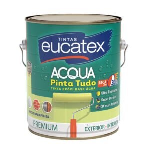 Tinta epóxi branco azulejo porta parede acqua base água 3,6l