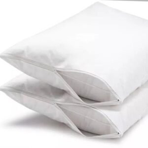 Kit capas protetoras para travesseiro fronha de anti-mofo com zíper