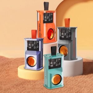 Mini caixa de som portátil rgb - bluetooth 5w com subwoofer b9