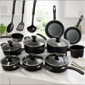 Jogo panelas 13 peças antiaderente kit frigideira caçarola cozinha conjunto completo