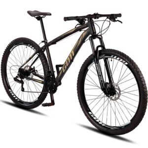 Bicicleta aro 29 alumínio gott 21v freio a disco t-force