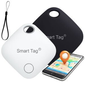 Smart air tag rastreador bluetooth iphone localizador app ios pets chaves mala carro moto criança