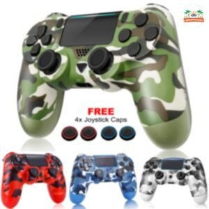 Controle sem fio personalizado camuflado para ps4 com tecnologia avançada e cabo