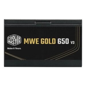 Fonte cooler master atx 3.1 650w mwe gold 650 v3 pfc ativo 80 plus