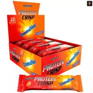 Barra de proteína ovomaltine protein crisp bar 45g display 12 unidades integralmedica