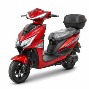 Scooter ibiza zurbe bike elétrica 1000w vermelha bateria grafeno 60v 20ah 32km/h autopropelido