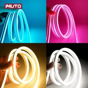 Fita led neon 5m ip65 com corte personalizado a cada 2,5cm