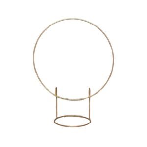 Mini arco 50x50 de mesa redondo dourado