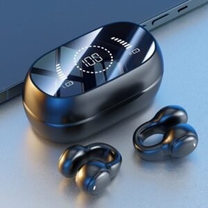 Fone de ouvido bluetooth sem fio digital alta qualidade intra auricular