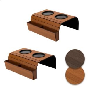 .esteira bandeja sofá porta copos controles organizador mdf flexível suporte braço poltrona luxo universal prática