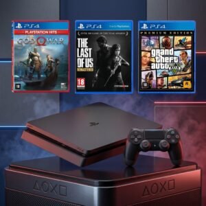 Ps4 playstation 4 completo semi novo play videogame usado 500gb + 1 controle original gta v