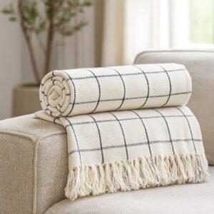 Manta sofá 2.40m x 1.80m tipo capa algodão