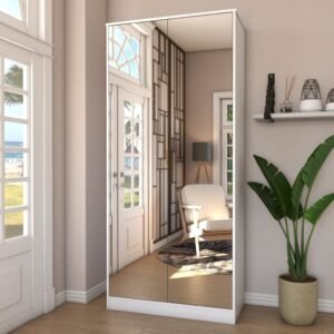 Sapateira rubi 2 portas com espelho 1 gaveta para 15 pares de sapato