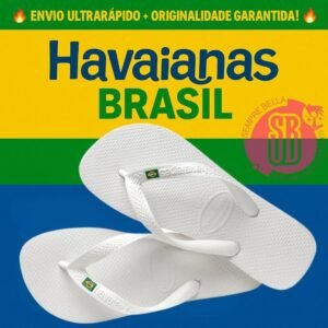 Sandalias chinelo havaianas brasil bandeira original envio imediato