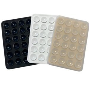 Kit 3 suporte ventosa de silicone para celular • gruda na capinha reutilizável