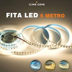 5 metro fita led 3528 12v ip20 120 por alta luminosidade e decoração flexível