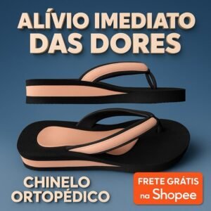 Chinelo ortopédico confortável antiderrapante sandália para fascite plantar