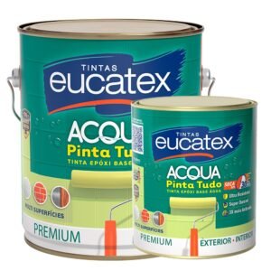 Tinta epóxi branco banheiro box cozinha piso azulejos sem cheiro base de água eucatex