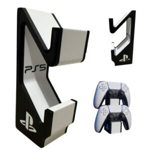 Suporte duplo controle ps5 base gamer organizador dualsense para 2 controles video game