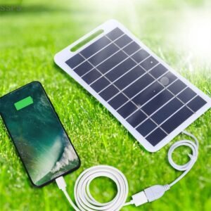 [ssps] painel solar de 2w com usb à prova d'água para caminhadas ao ar livre e acampamento carregamento banco