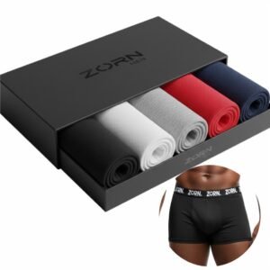 Kit 05 cuecas boxer dryfit respirável anti-odor masculina