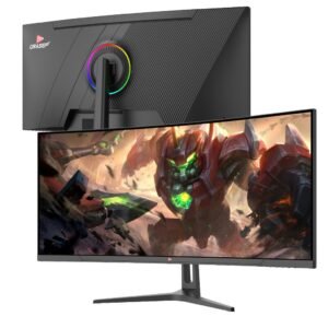 Monitor gamer ultra wide led 34" 165hz 1ms 3440x1440 visão expansiva hdmi dp d-gr340