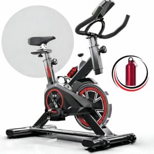 Bicicleta spinning ergométrica para exercícios com monitor profissional sport suporta até 120kg
