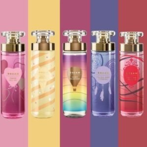 Kit 5 body splash dream: a jornada completa entre o céu de baunilha e viagem encantada.