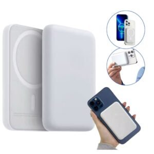 Carregador portátil de indução magsafe sem fio carga 5000mah/10000mah powerbank