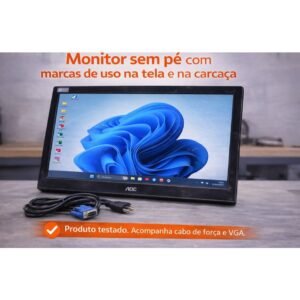 Monitor 20" 19" 17" 16" 15" wide screen e quadrado, sem pé com detalhes leia o anuncio