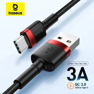 Baseus cabo usb c para oneplus 12 carga rápida 3.0usc de carregamento rápido tipo huawei xiaomi 13 usb-c carregador fio