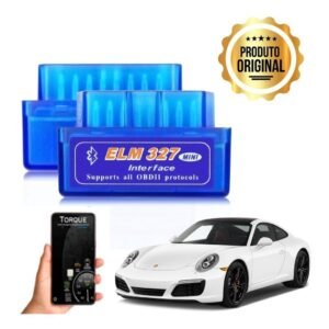 Scanner automotivo bluetooth obd2 android eml 327 - pronta entrega mini