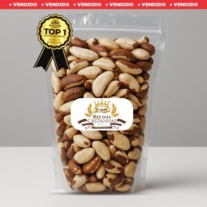 Castanha do pará inteira premium safra nova [com atm] - 250g/500g/1kg indústria rei das castanhas