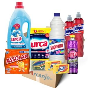 Cesta basica produtos de limpeza