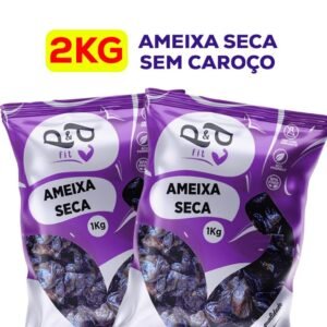 Ameixa seca sem caroço - embalado a vácuo p&p fit