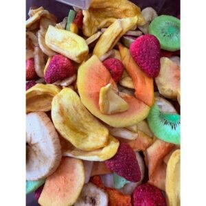 Mix de frutas tropicais liofilizadas