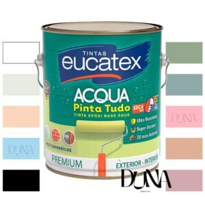 Tinta epóxi base água paredes azulejos cozinhas eucatex 3,2l