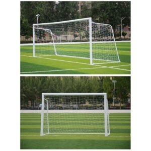 Par de rede para trave gol futsal fio 4mm nylon futebol salão