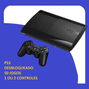 Console playstation 3 sony desbloqueado 250gb / 500gb +2 controle