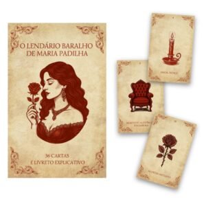 Baralho lendário maria padilha tarot 36 cartas plastificadas