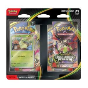 Blister pokémon equilíbrio perfeito me03 quadruplo, triplo ou unitário copag