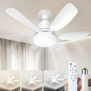 Ventilador com luminária mais vendido conforto bivolt + controle remoto