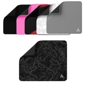 Mouse pad gamer cm02 450x400mm texturizado antiderrapante borda costurada similar attack shark