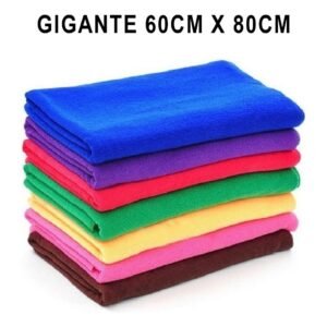 Kit 15 un panos chão gigante microfibra 80x60 mais vendido!