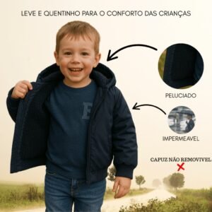 Casaco sherpa de inverno peluciado 2025 1 ao 16