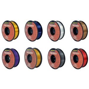 Filamento petg impressão 3d premium 1kg 1.75mm fdm alta aderência entre camadas qualidade