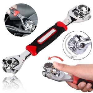 Chave multiuso coroa do role 48 em 1 soquete 360º grifo universal